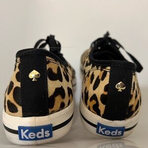 Ked’s x Kate Spade Kickstart Calf Hair Leopard-print Women’s Sneakers 8.5